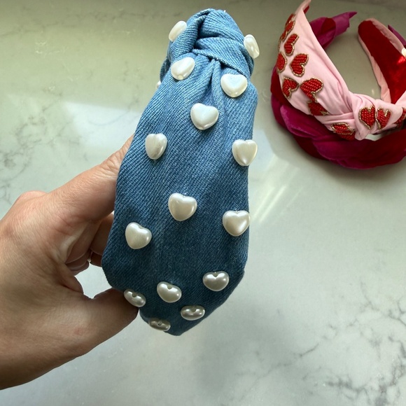 Set of 8 Valentine Headbands Twine and Love Saints Conversation Hearts Jeweled - Picture 13 of 16